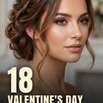 18 Valentine’s Day Hairstyles with Waves, Braids and Romantic Updos