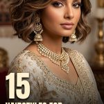 15 Hairstyles for Short Hair with Lehenga Outfits and Traditional Details