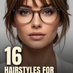 16 Hairstyles for Glasses Wearers with Layers, Bangs and Face-Framing