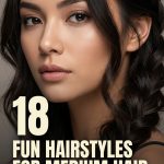 18 Fun Hairstyles for Medium Hair with Braids, Waves and Creative Updos