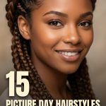 15 Picture Day Hairstyles for School with Braids, Waves and Polished Looks