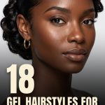 18 Gel Hairstyles for Black Hair with Sleek Parts and Defined Finishes