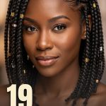 19 Braid Hairstyles for Black Hair with Creative Patterns and Versatile Lengths