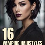 16 Vampire Hairstyles for Women with Gothic Texture and Dramatic Shapes