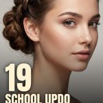 19 School Updo Hairstyles with Buns, Braids and Practical Styling