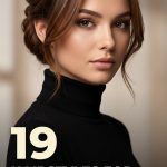 19 Hairstyles for Turtlenecks with Updos, Layers and Face-Framing