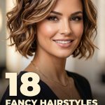 18 Fancy Hairstyles for Short Hair with Waves, Braids and Elegant Shapes