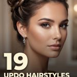 19 Updo Hairstyles for Medium Hair with Buns, Braids and Textured Shapes