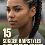 15 Soccer Hairstyles with Secure Braids and Ponytails for Active Play