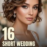 16 Short Wedding Hairstyles with Waves, Texture and Elegant Details