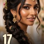17 Indian Wedding Hairstyles for Long Hair and Braids