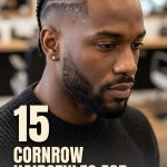 15 Cornrow Hairstyles for Men Short Hair with Fade Sides