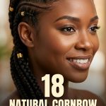 18 Natural Cornrow Hairstyles for Women in Protective Designs