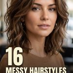 16 Messy Hairstyles for Medium Length Hair for Texture