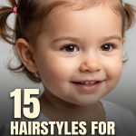 15 Hairstyles for Toddlers with Short Hair Using Tiny Elastics