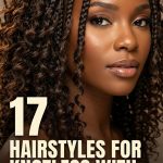 17 Hairstyles for Knotless with Curls for Boho Vacation Vibes