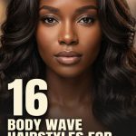 16 Body Wave Hairstyles for Black Women in Middle and Side Parts