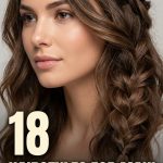 18 Hairstyles for Maxi Dresses in Boho Waves and Braids