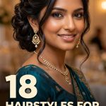 18 Hairstyles for Medium Length Hair Easy Simple Indian Weddings
