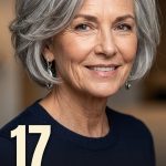 17 Hairstyles for Over 60 Women Embracing Silver and Grey