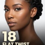 18 Flat Twist Hairstyles for Short Hair into Low Crowns
