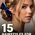 15 Hairstyles for Game Day Spirit with Bows and Braids