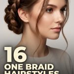 16 One Braid Hairstyles for School in Classic Dutch Plait