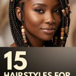 15 Hairstyles for Fulani Braids with Beads and Side Sweeps