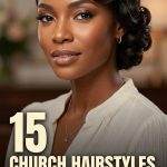 15 Church Hairstyles for Short Hair with Finger Waves and Pins