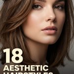 18 Aesthetic Hairstyles for Medium Hair in Wispy Half-Up Claws
