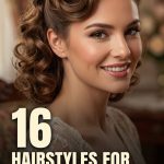 16 Hairstyles for Frocks in Vintage Curls and Half-Up Bows