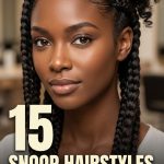 15 Snoop Hairstyles for Natural Hair in Braided Pigtails