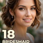 18 Bridesmaid Hairstyles for Short Hair with Pinned Sides