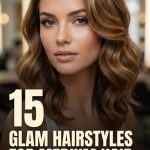 15 Glam Hairstyles for Medium Hair with Hollywood Waves