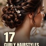 17 Curly Hairstyles for Wedding Guest Looks in Pinned Updos