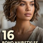 16 Boho Hairstyles for Short Hair with Loose Texturized Waves