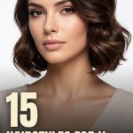 15 Hairstyles for V Neck Dress Neckline to Frame Collarbones