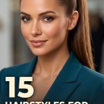15 Hairstyles for Jumpsuits Outfit Looks in Sleek Ponies