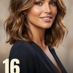 16 Hairstyles for V Neck Top Outfits with Loose Front Pieces