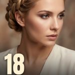 18 Braid Hairstyles for Work in Crown and Tucked Plaits