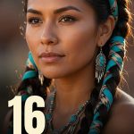 16 Native American Hairstyles for Women with Ribbon Wraps