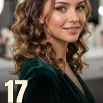 17 Medium Hairstyles for Homecoming Dresses in Half-Up Curls