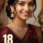 18 Hairstyles for Desi Outfits with Jhumkas and Maang Tikka