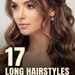 17 Long Hairstyles for Wedding Ceremonies in Half-Up Waves