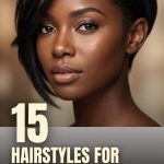 15 Hairstyles for Round Faces Black Women in Asymmetrical Cuts