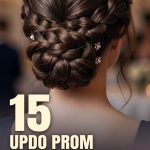 15 Updo Prom Hairstyles for Long Hair in Braided Chignons