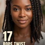 17 Rope Twist Hairstyles for Black Women in Jumbo and Medium