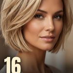 16 Diamond Face Shape Hairstyles for Women with Chin-Length Bobs