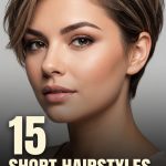 15 Short Hairstyles for Round Face Shape with Side Volume