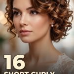 16 Short Curly Hairstyles for Wedding Brides and Guests